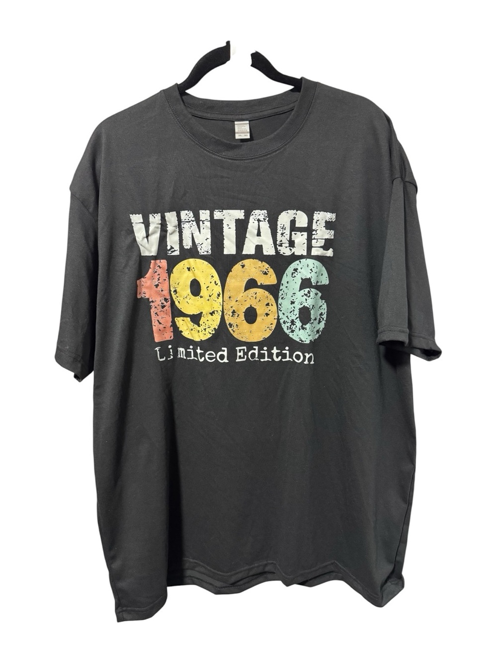 Vintage 1966 Limited Edition Black Graphic Tee